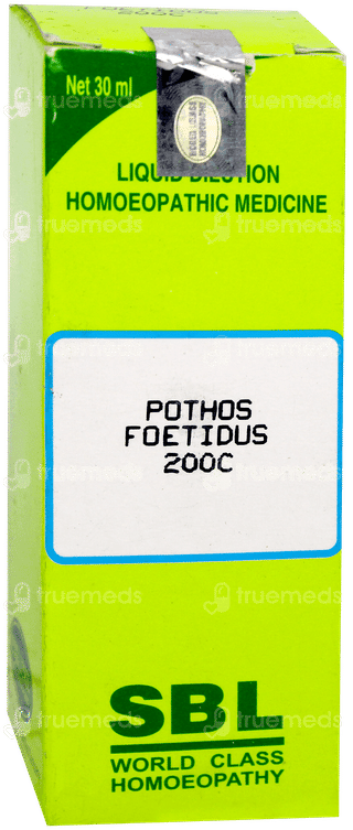 Sbl Pothos Foetidus 200 C Dilution 30 ML