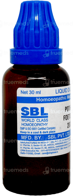 Sbl Pothos Foetidus 200 C Dilution 30 ML Sbl Pothos Foetidus 200 C Dilution 30 ML