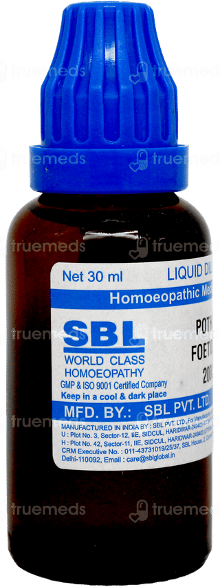 Sbl Pothos Foetidus 200 C Dilution 30 ML