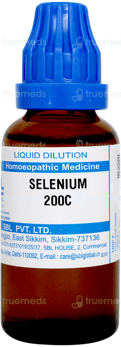 Sbl Selenium 200 C Dilution 30 ML