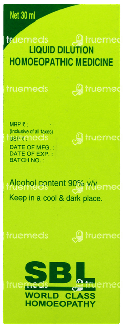 Sbl Kali Phosphoricum 1000c Dilution 30ml