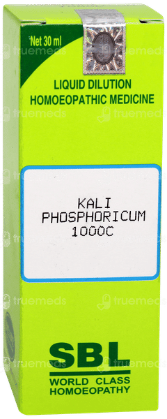 Sbl Kali Phosphoricum 1000c Dilution 30ml