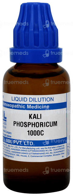 Sbl Kali Phosphoricum 1000c Dilution 30ml