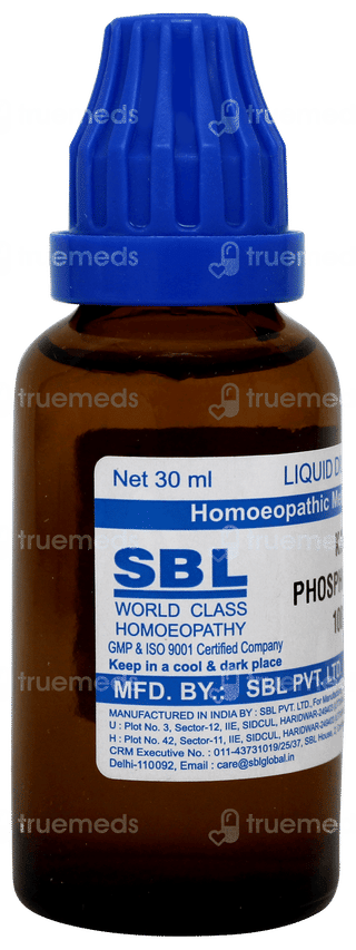 Sbl Kali Phosphoricum 1000c Dilution 30ml