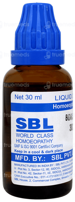 Sbl Bovista 30 C Dilution 30 ML