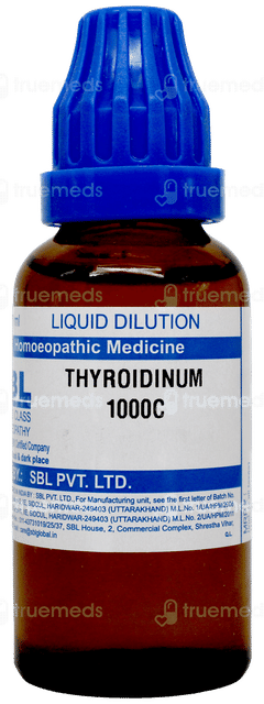 Sbl Thyroidinum 1000c Dilution 30ml