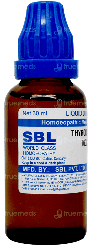 Sbl Thyroidinum 1000c Dilution 30ml