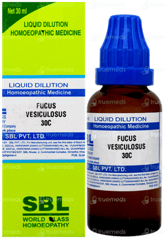 Sbl Fucus Vesiculosus 30c Dilution 30ml