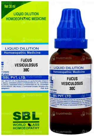 Sbl Fucus Vesiculosus 30c Dilution 30ml