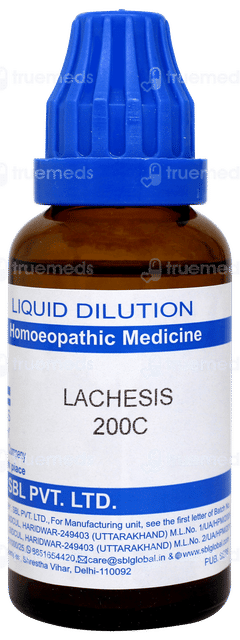 Sbl Lachesis 200c Dilution 30ml