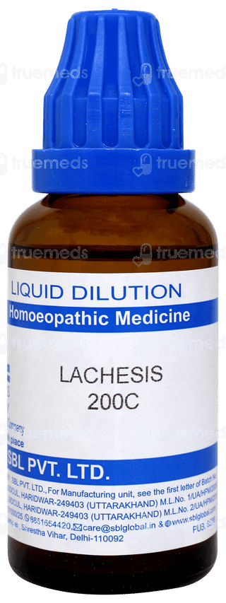Sbl Lachesis 200c Dilution 30ml