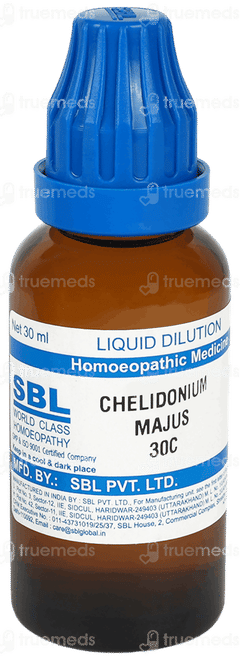 Sbl Chelidonium Majus 30c Dilution 30ml