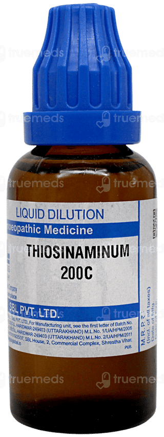 Sbl Thiosinaminum 200c Dilution 30ml