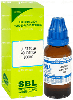 Sbl Justicia Adhatoda 1000c Dilution 30ml