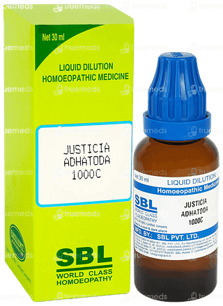 Sbl Justicia Adhatoda 1000c Dilution 30ml