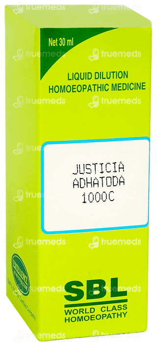 Sbl Justicia Adhatoda 1000c Dilution 30ml