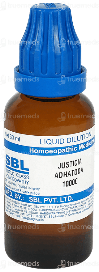 Sbl Justicia Adhatoda 1000c Dilution 30ml