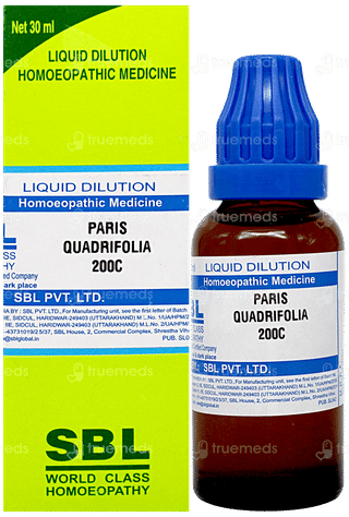 Sbl Paris Quadrifolia 200 C Dilution 30 ML