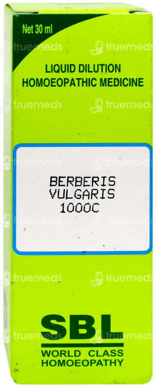 Sbl Berberis Vulgaris 1000 C Dilution 30 ML