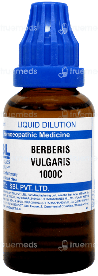Sbl Berberis Vulgaris 1000 C Dilution 30 ML