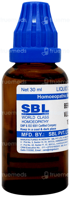 Sbl Berberis Vulgaris 1000 C Dilution 30 ML
