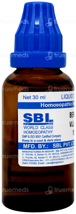 Sbl Berberis Vulgaris 1000 C Dilution 30 ML