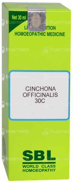Sbl Cinchona Officinalis 30c Dilution 30ml