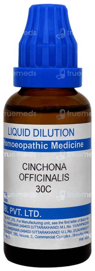 Sbl Cinchona Officinalis 30c Dilution 30ml