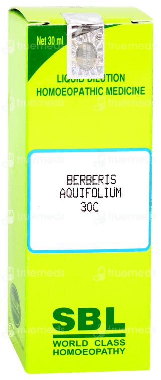 Sbl Berberis Aquifolium 30c Dilution 30ml