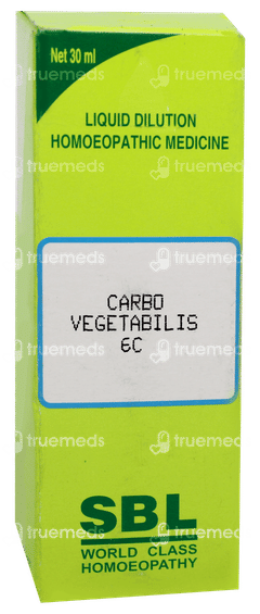 Sbl Carbo Vegetabilis 6c Dilution 30ml Sbl Carbo Vegetabilis 6c Dilution 30ml