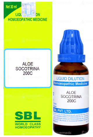 Sbl Aloe Socotrina 200 C Dilution 30 ML