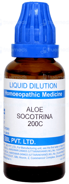 Sbl Aloe Socotrina 200 C Dilution 30 ML