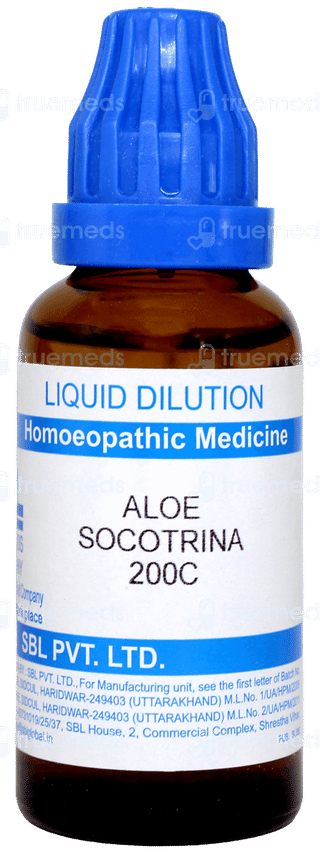 Sbl Aloe Socotrina 200 C Dilution 30 ML