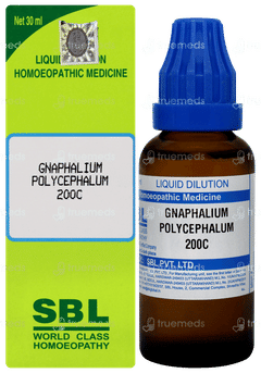 Sbl Gnaphalium Polycephalum 200c Dilution 30ml