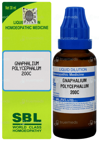 Sbl Gnaphalium Polycephalum 200c Dilution 30ml