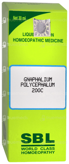 Sbl Gnaphalium Polycephalum 200c Dilution 30ml