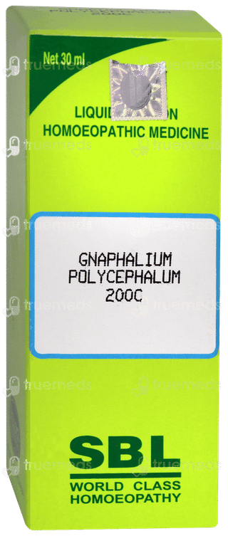 Sbl Gnaphalium Polycephalum 200c Dilution 30ml