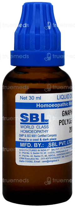 Sbl Gnaphalium Polycephalum 200c Dilution 30ml