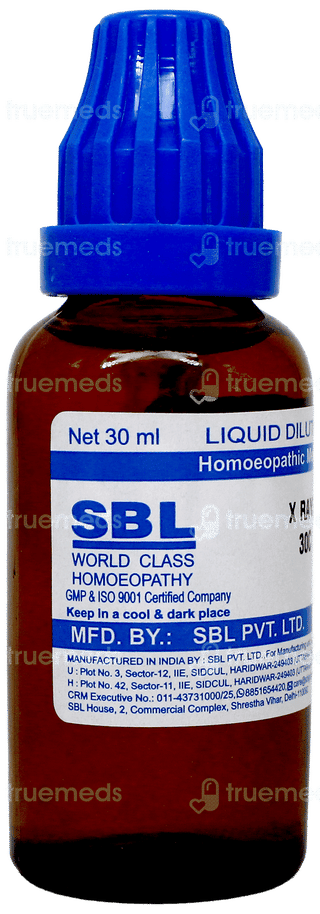 Sbl X Ray 30C Dilution 30Ml