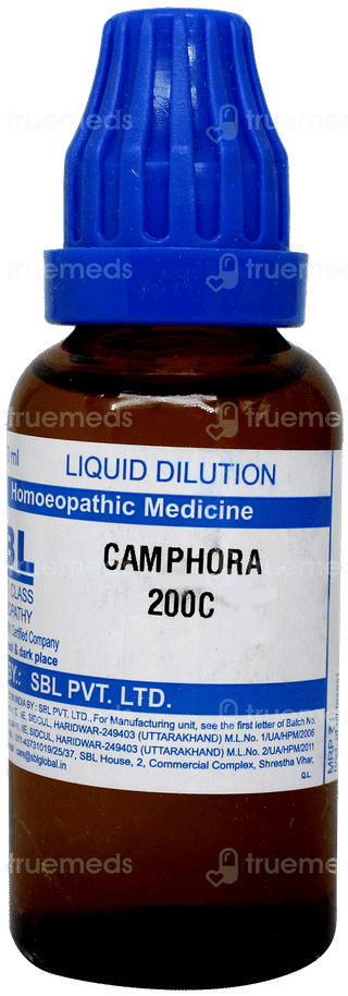 Sbl Camphora 200c Dilution 30ml