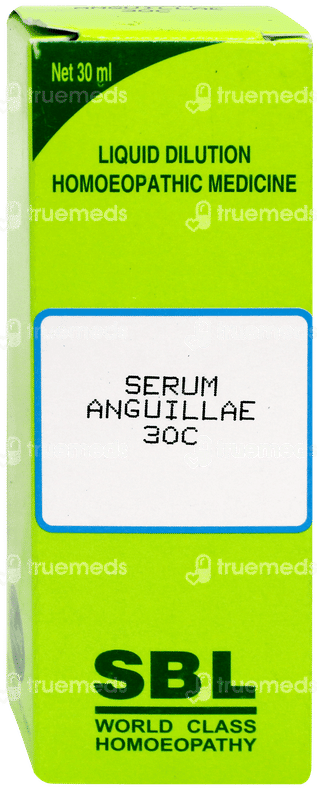 Sbl Serum Anguillae 30c Dilution 30ml