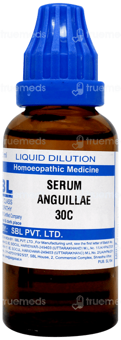 Sbl Serum Anguillae 30c Dilution 30ml