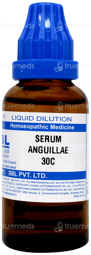 Sbl Serum Anguillae 30c Dilution 30ml