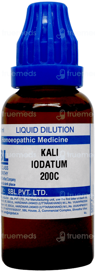 Sbl Kali Iodatum 200c Dilution 30ml