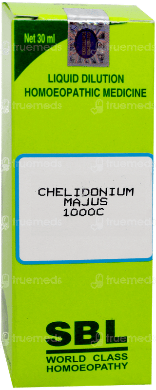 Sbl Chelidonium Majus 1000c Dilution 30ml