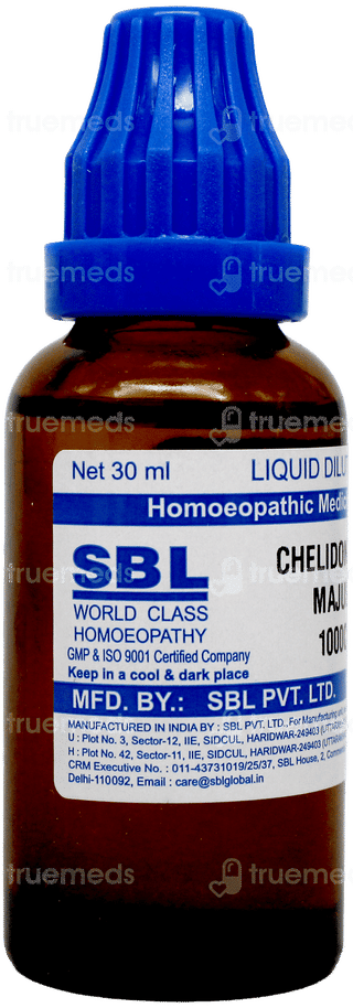 Sbl Chelidonium Majus 1000c Dilution 30ml