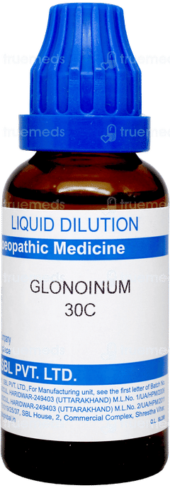 Sbl Glonoinum 30c Dilution 30ml