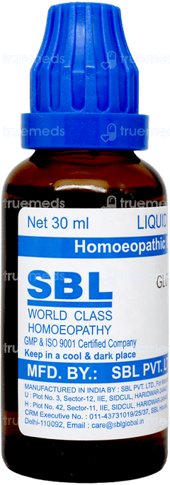 Sbl Glonoinum 30c Dilution 30ml