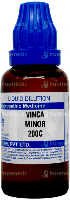 Sbl Vinca Minor 200 C Dilution 30 ML