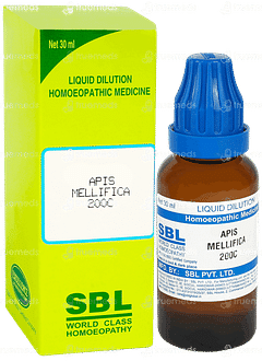 Sbl Apis Mellifica 200c Dilution 30ml Sbl Apis Mellifica 200c Dilution 30ml